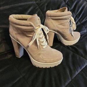 High heel platform sneaker shoes